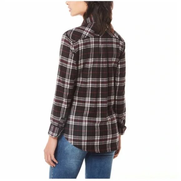 NWT Weatherproof Vintage Women's Long Sleeve Flannel Button Up Size S $80 8D009 - Picture 2 of 3